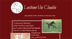 Desktop Screenshot of lusitano-via-claudia.de